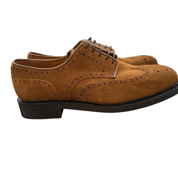 Polo Ralph Lauren Men’s NEW US 9 Suede Brown Brenton Dress Shoe - Picture 4 of 11